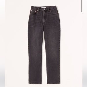 Abercrombie Curve Love Ultra High Rise 90s Straight Jeans